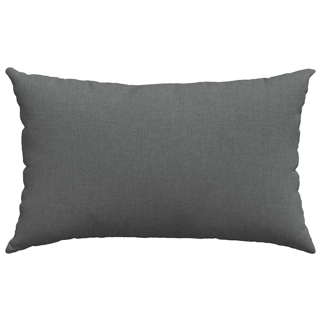 Sofapuder 2 pcs Mørkegrå 50 x 30 cm Stof