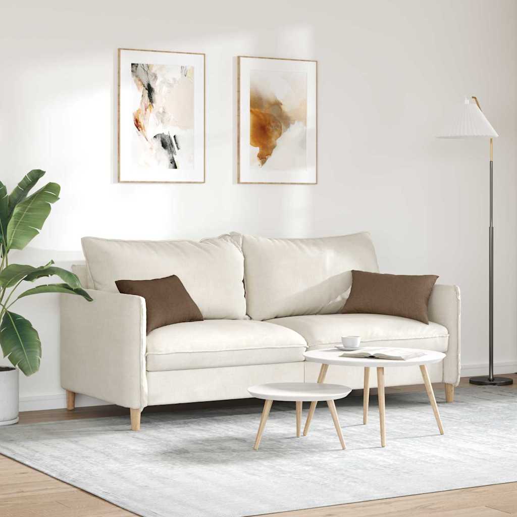 Sofapuder 2 pcs Brun 50 x 30 cm Stof