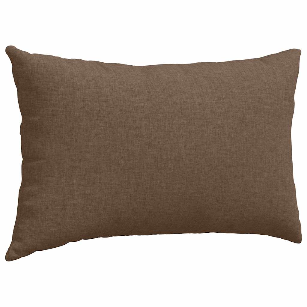 Sofapuder 2 pcs Brun 50 x 30 cm Stof