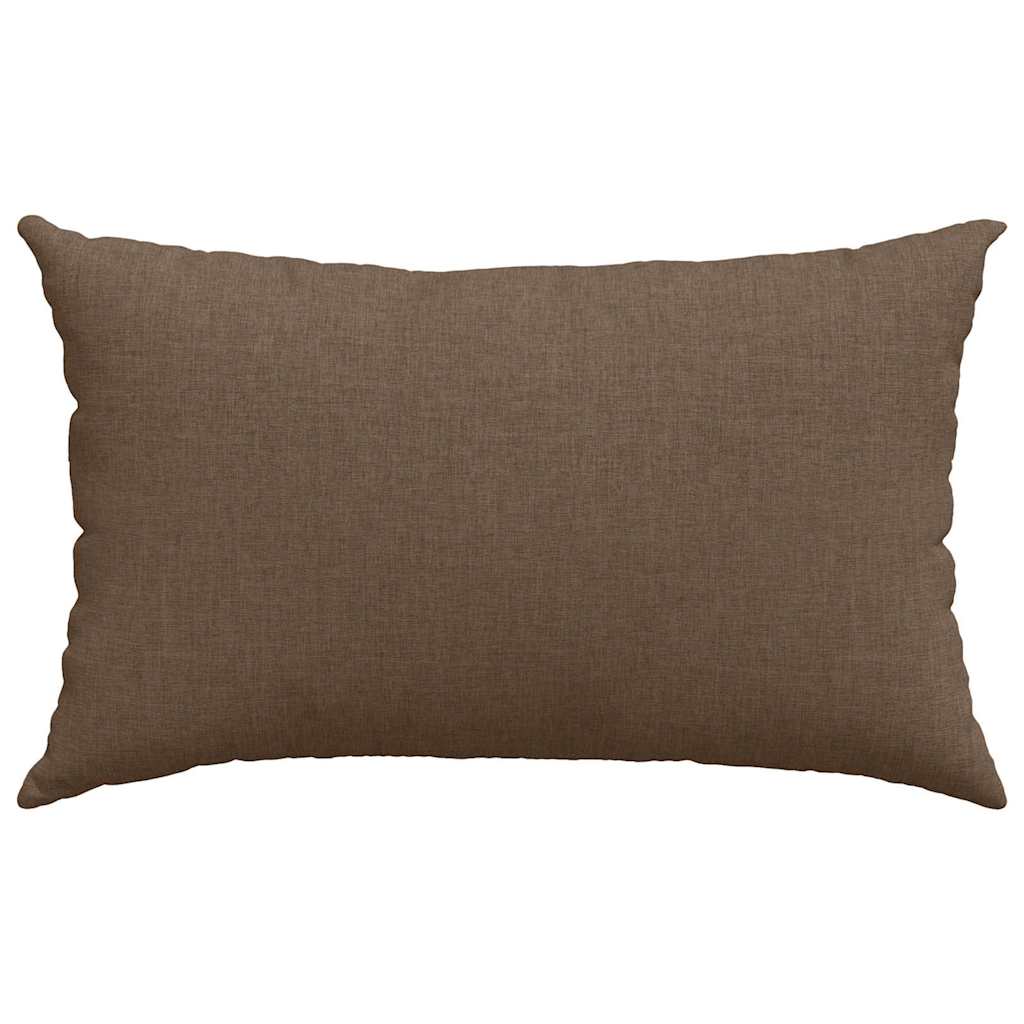 Sofapuder 2 pcs Brun 50 x 30 cm Stof