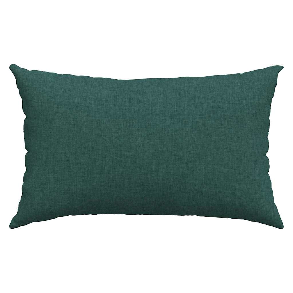 Sofapuder 2 pcs Mørkegrøn 50 x 30 cm Stof