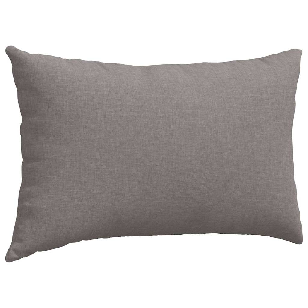 Sofapuder 2 pcs Gråbrun 50 x 30 cm Stof