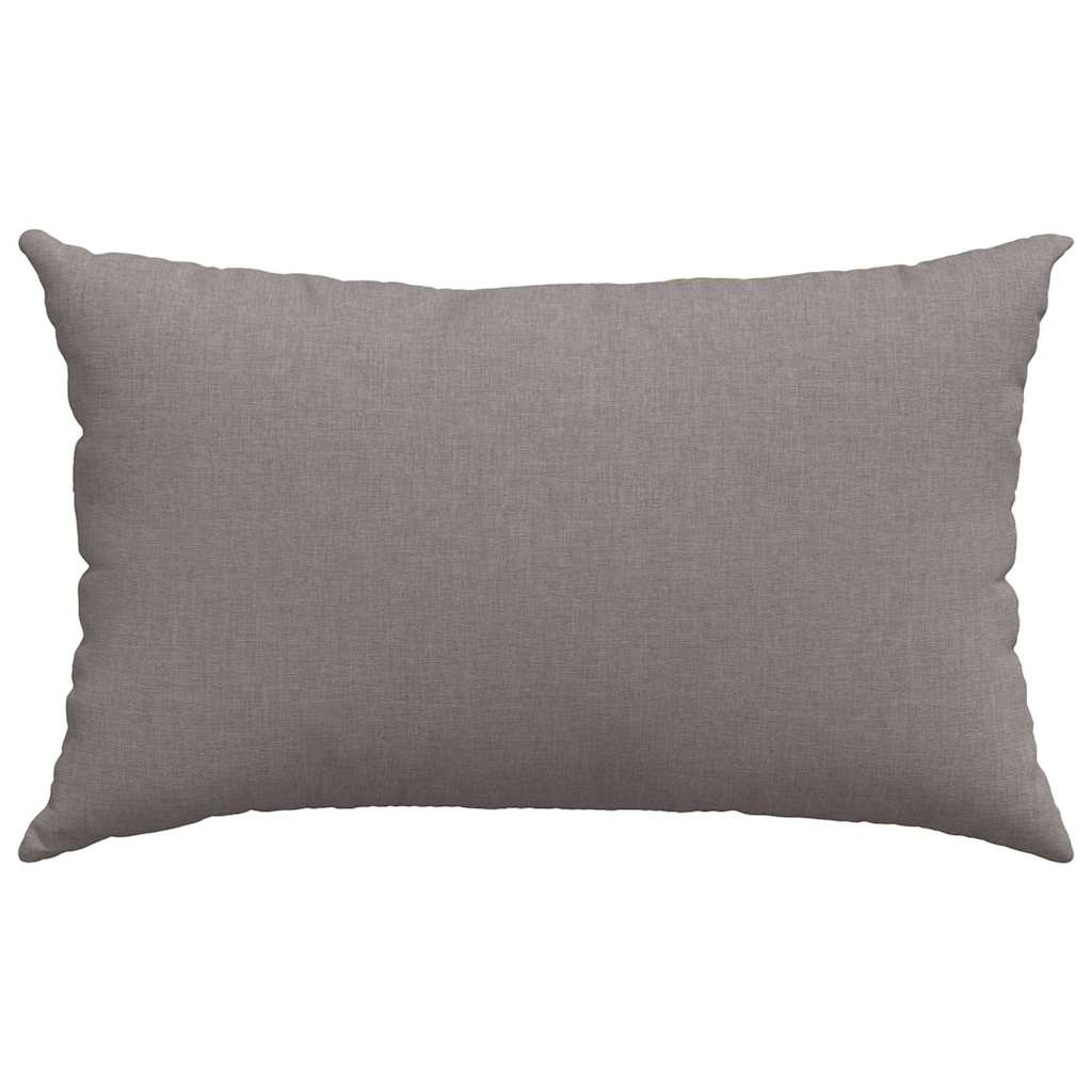 Sofapuder 2 pcs Gråbrun 50 x 30 cm Stof