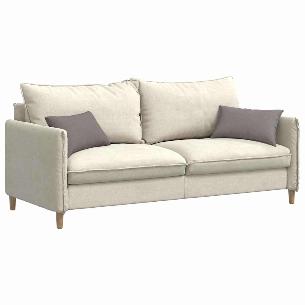 Sofapuder 2 pcs Gråbrun 50 x 30 cm Stof