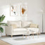 Sofapuder 2 pcs Creme 50 x 30 cm Stof