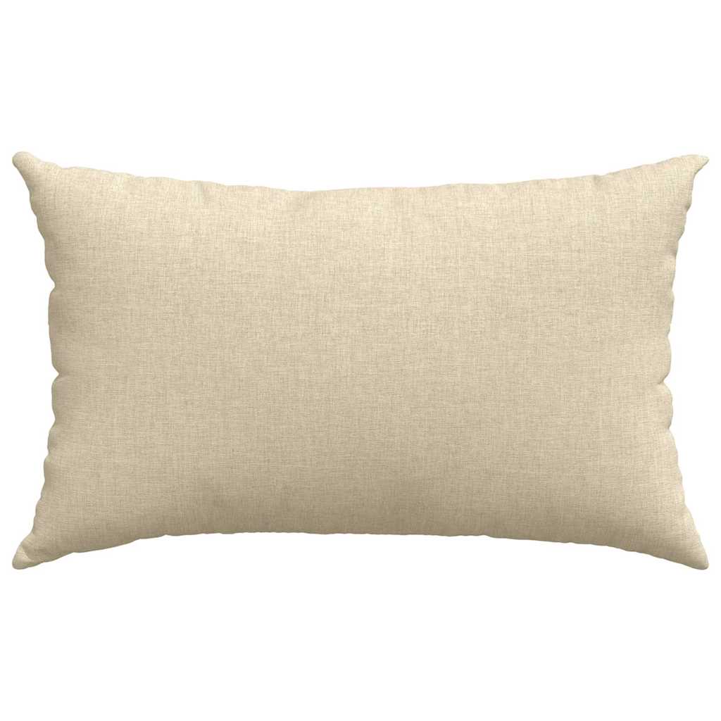 Sofapuder 2 pcs Creme 50 x 30 cm Stof