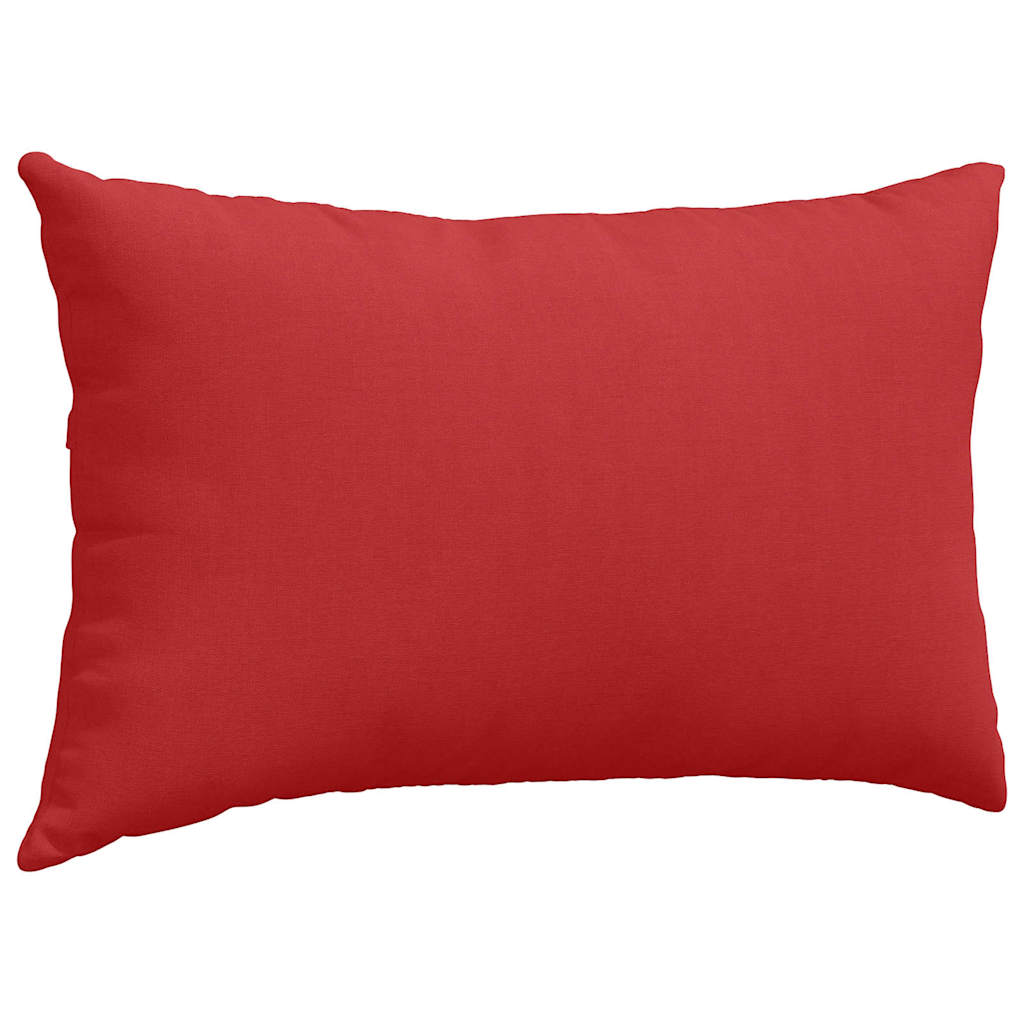 Sofapuder 2 pcs Rød 50 x 30 cm Stof