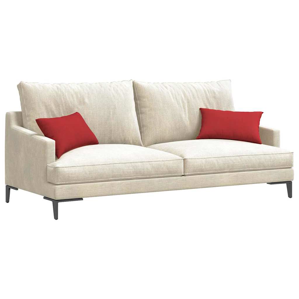Sofapuder 2 pcs Rød 50 x 30 cm Stof