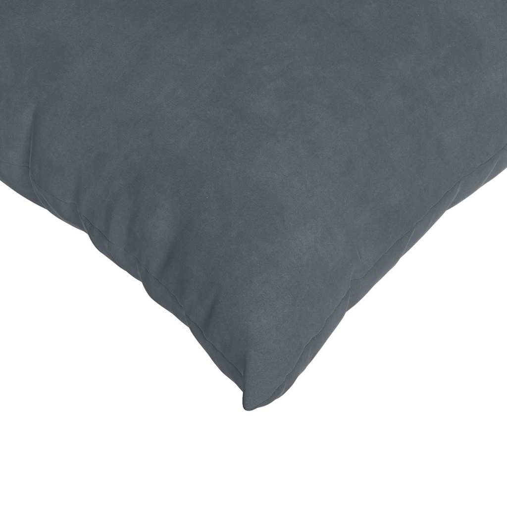 Sofapuder 2 pcs Mørkegrå 50 x 30 cm Velourstof