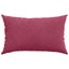 Sofapuder 2 pcs Vinrød 50 x 30 cm Velourstof