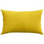 Sofapuder 2 pcs Gul 50 x 30 cm Velourstof