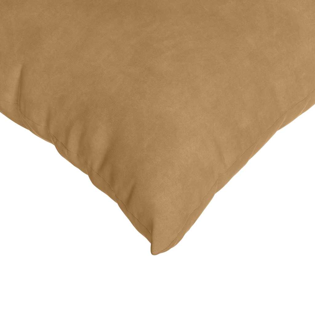 Sofapuder 2 pcs Brun 50 x 30 cm Velourstof