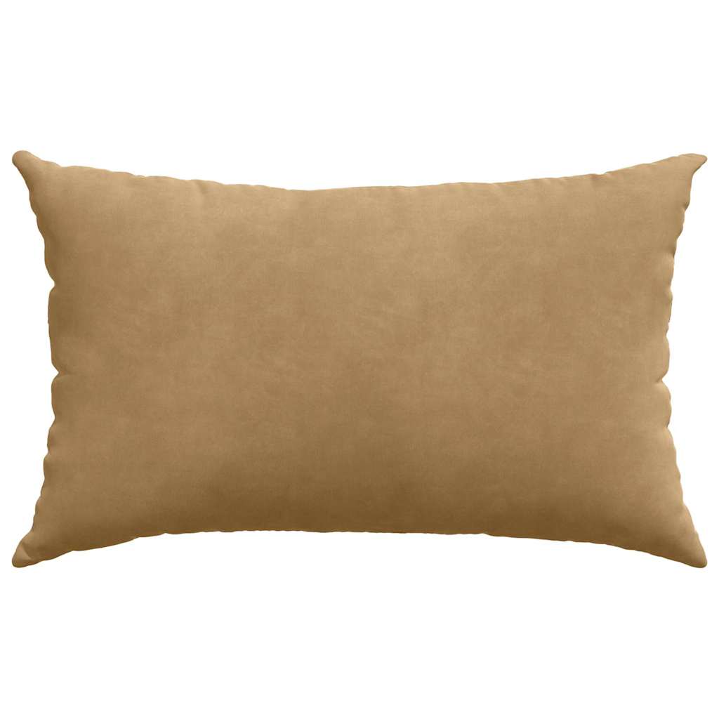 Sofapuder 2 pcs Brun 50 x 30 cm Velourstof