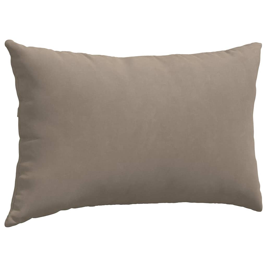Sofapuder 2 pcs Gråbrun 50 x 30 cm Stof