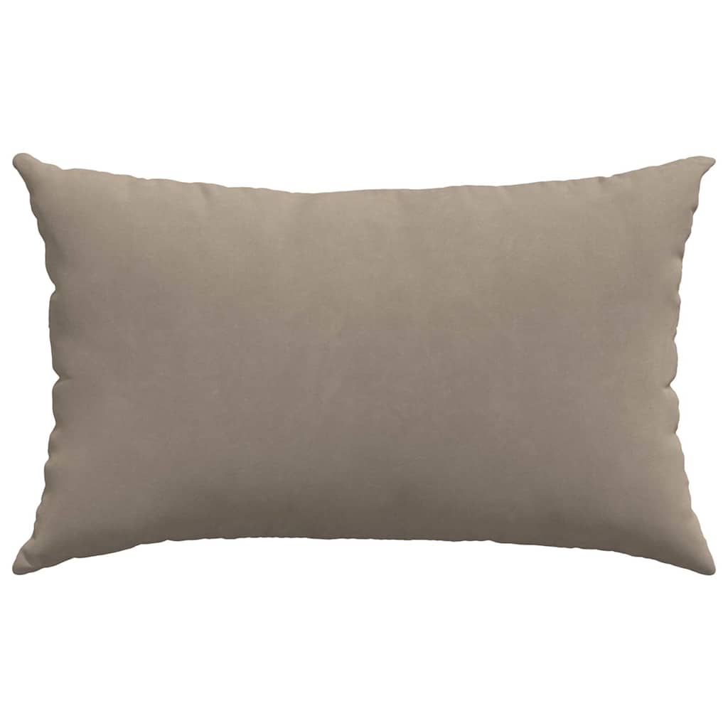 Sofapuder 2 pcs Gråbrun 50 x 30 cm Stof