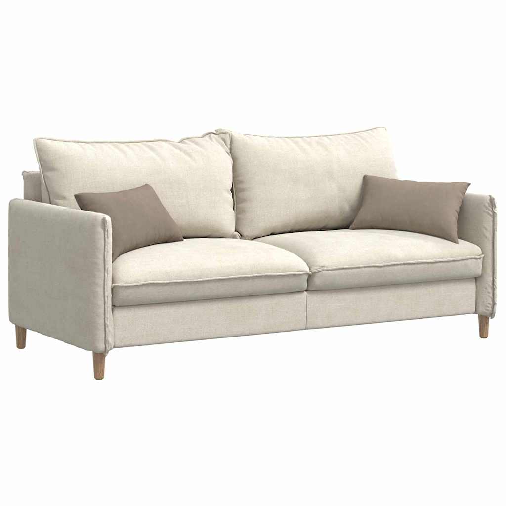 Sofapuder 2 pcs Gråbrun 50 x 30 cm Stof