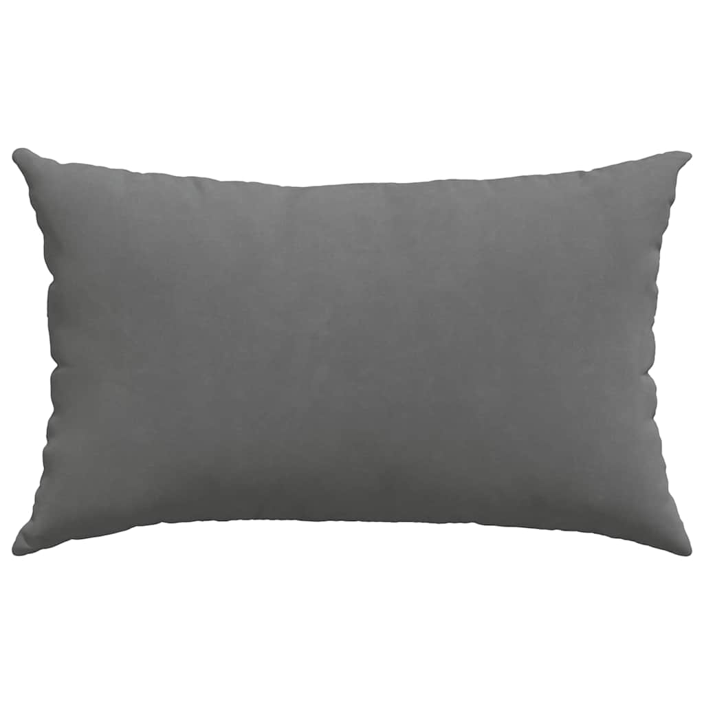 Sofapuder 2 pcs Mørkegrå 50 x 30 cm Stof