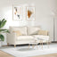 Sofapuder 2 pcs Creme 50 x 30 cm Stof