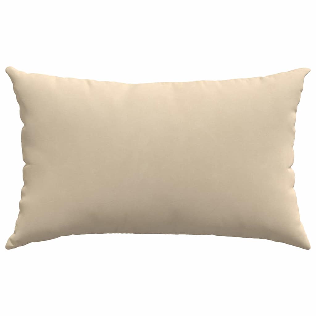 Sofapuder 2 pcs Creme 50 x 30 cm Stof