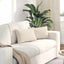 Sofapuder 2 pcs Beige 50 x 30 cm Stof
