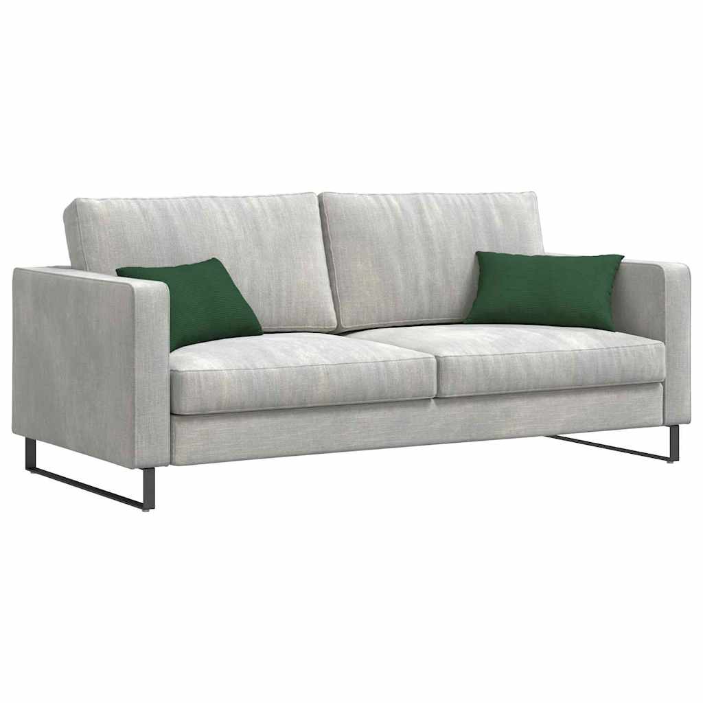 Sofapuder 2 pcs Mørkegrøn 50 x 30 cm Velourstof