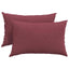 Sofapuder 2 pcs Vinrød 60 x 40 cm Stof