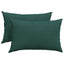 Sofapuder 2 pcs Mørkegrøn 60 x 40 cm Stof