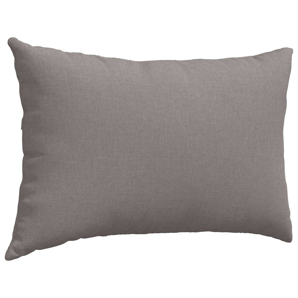 Sofapuder 2 pcs Gråbrun 60 x 40 cm Stof