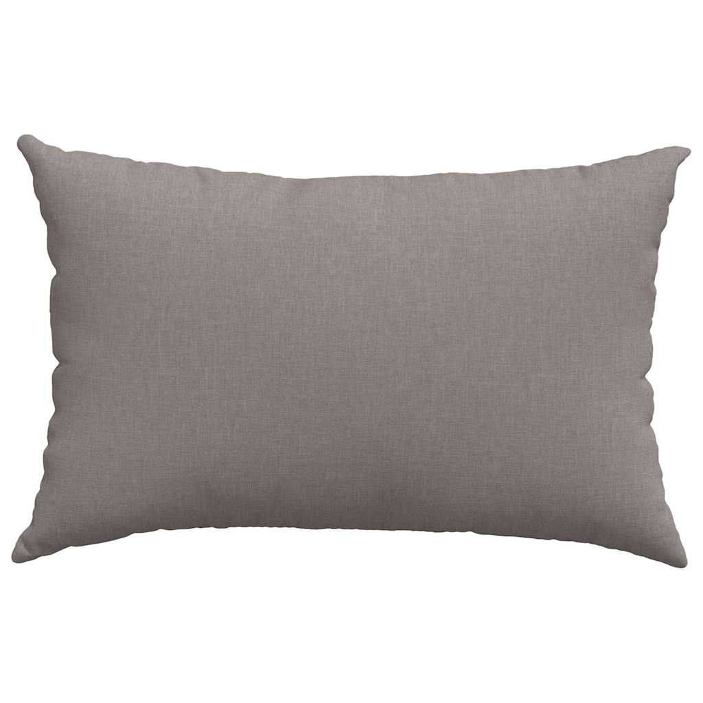 Sofapuder 2 pcs Gråbrun 60 x 40 cm Stof