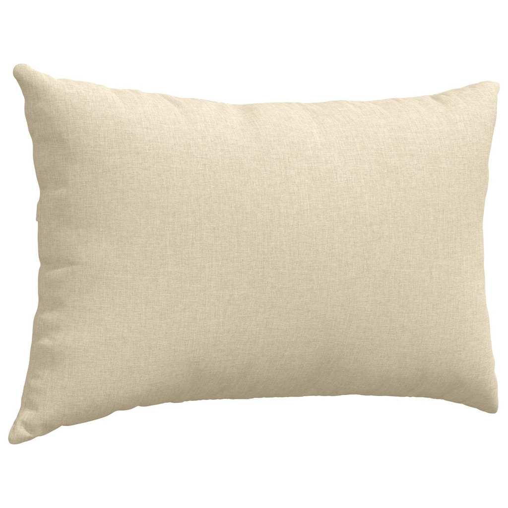 Sofapuder 2 pcs Creme 60 x 40 cm Stof