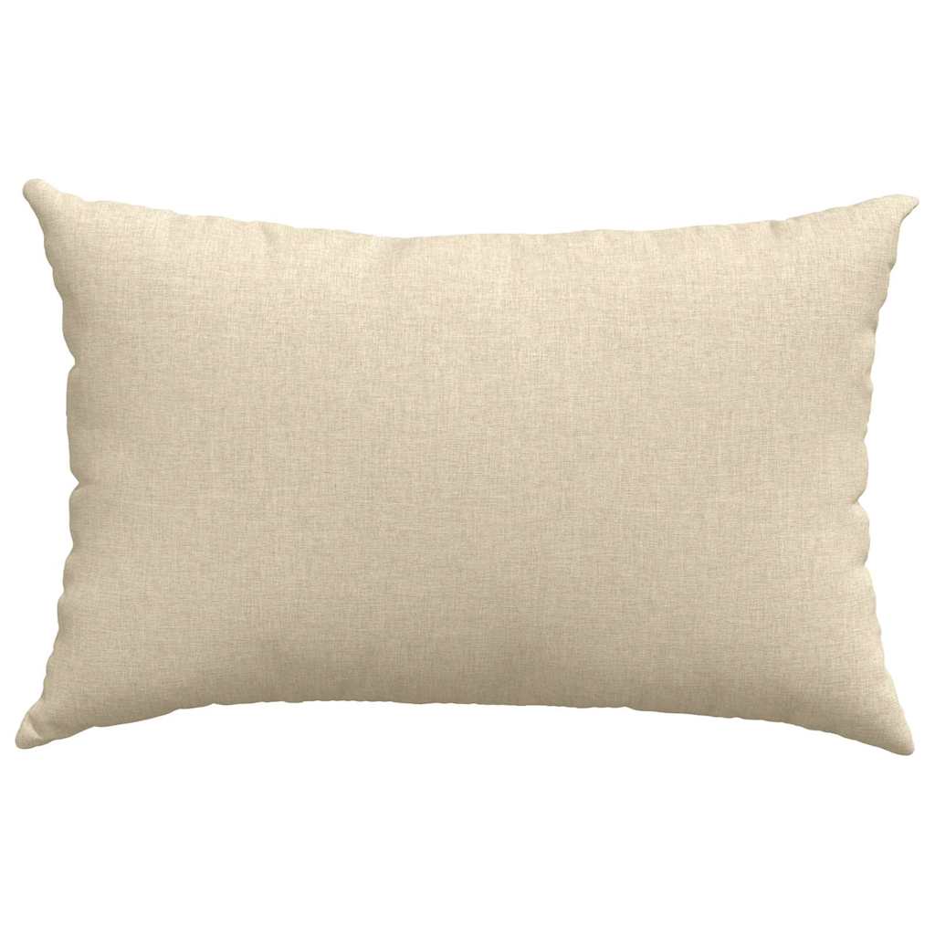 Sofapuder 2 pcs Creme 60 x 40 cm Stof