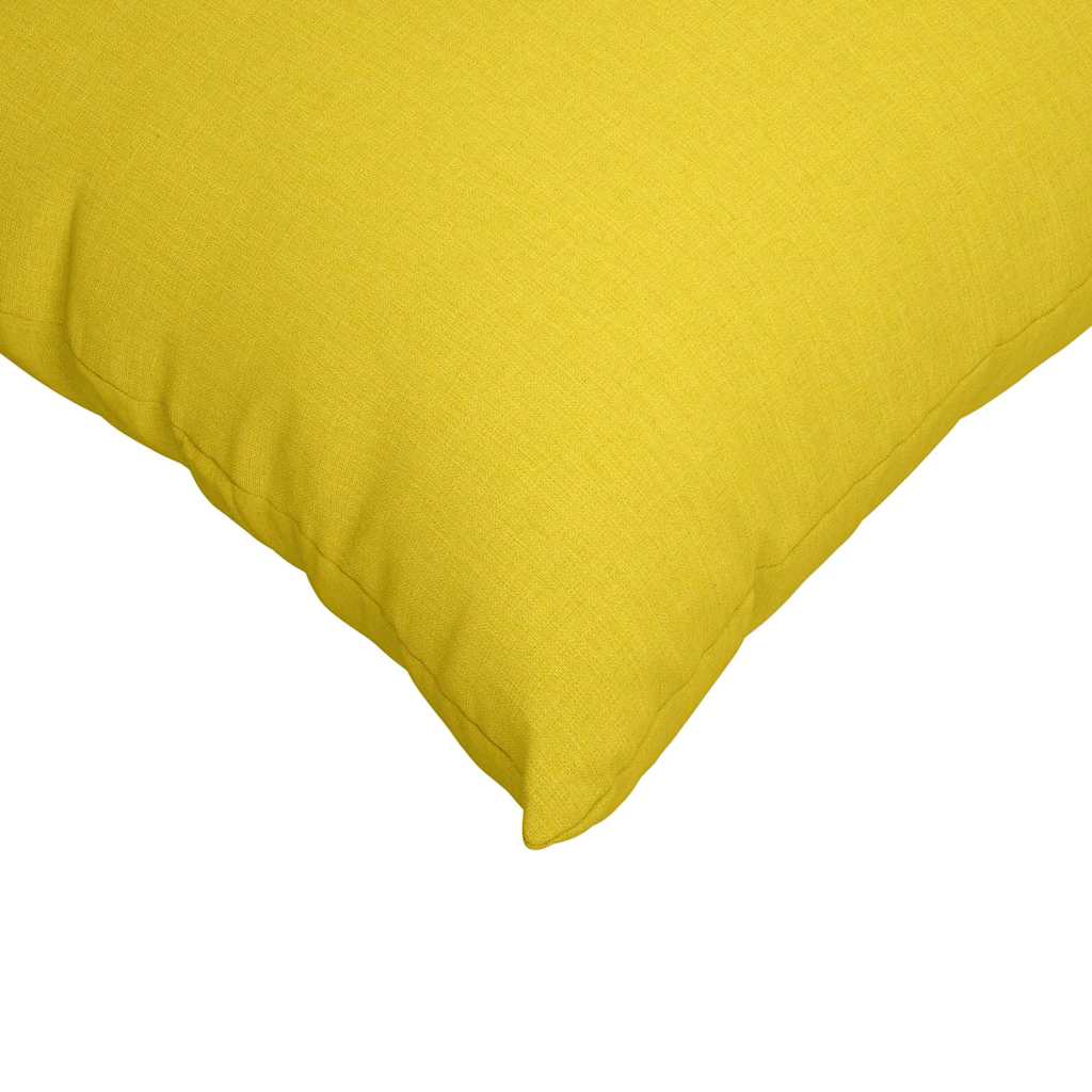 Sofapuder 2 pcs Lys Gul 60 x 40 cm Stof