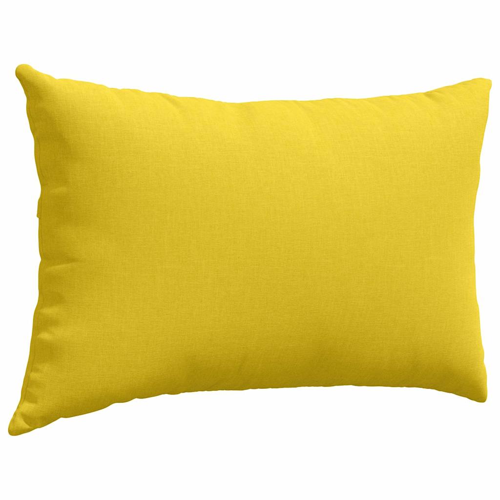 Sofapuder 2 pcs Lys Gul 60 x 40 cm Stof