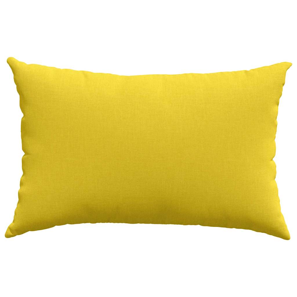 Sofapuder 2 pcs Lys Gul 60 x 40 cm Stof