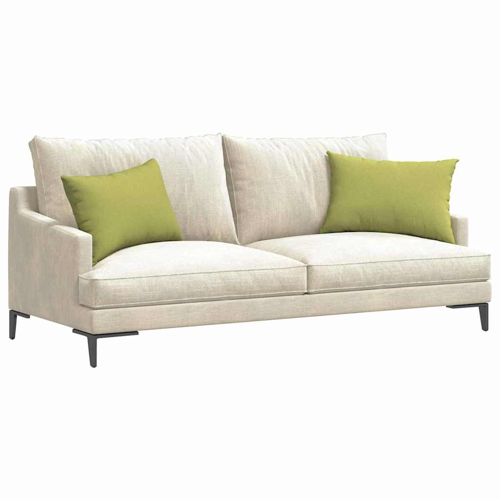 Sofapuder 2 pcs Lys grøn 60 x 40 cm Stof