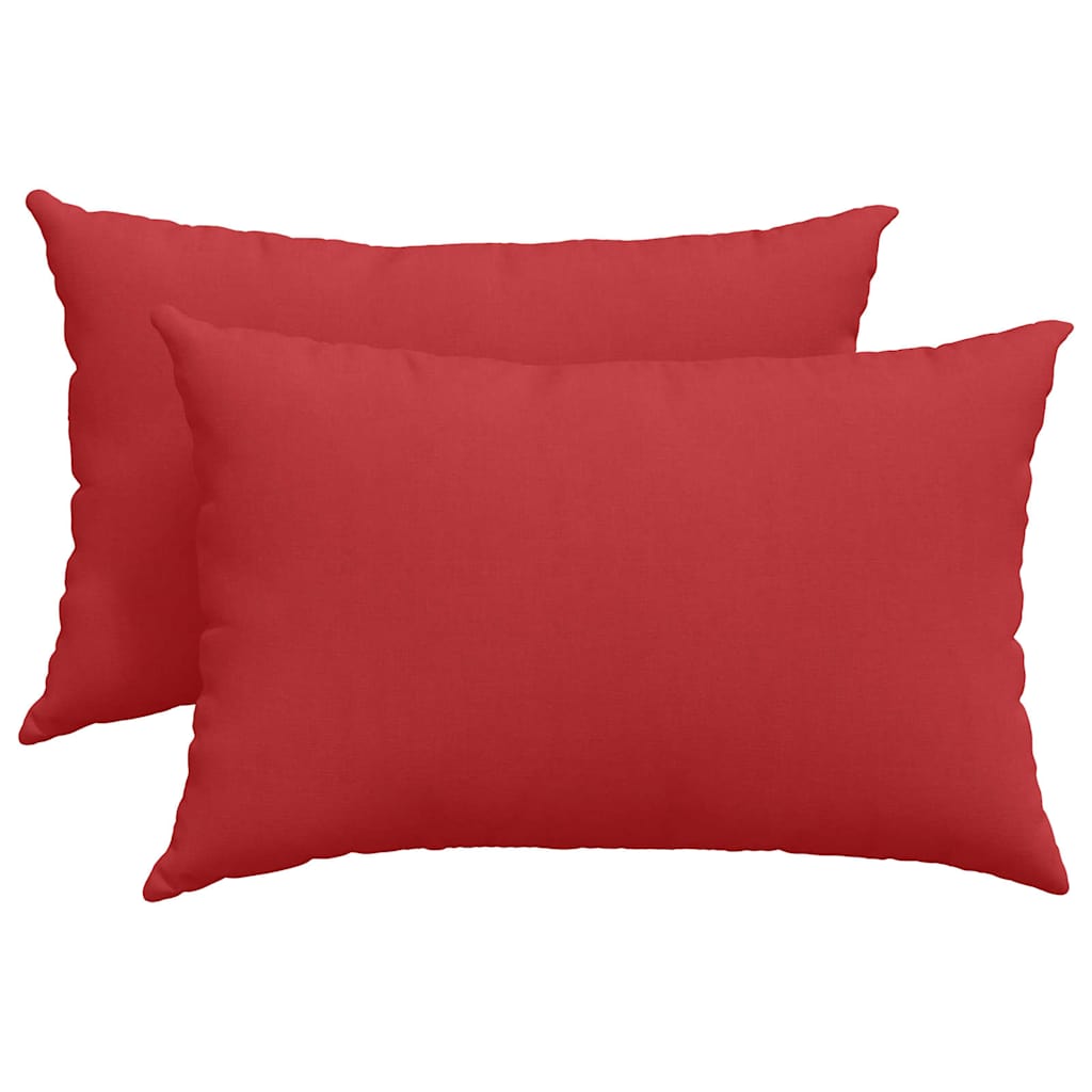 Sofapuder 2 pcs Rød 60 x 40 cm Stof