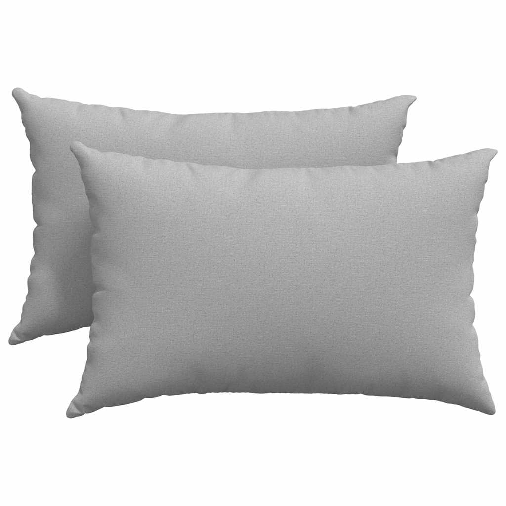 Sofapuder 2 pcs Skygrå 60 x 40 cm Stof