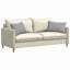 Sofapuder 2 pcs Skygrå 60 x 40 cm Stof