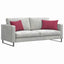 Sofapuder 2 pcs Vinrød 60 x 40 cm Velourstof