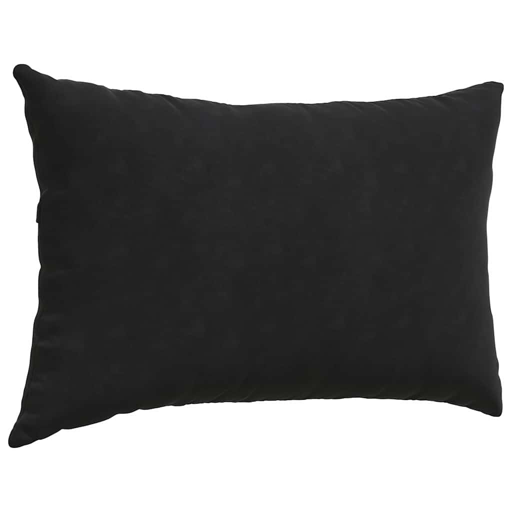 Sofapuder 2 pcs Sort 60 x 40 cm Velourstof