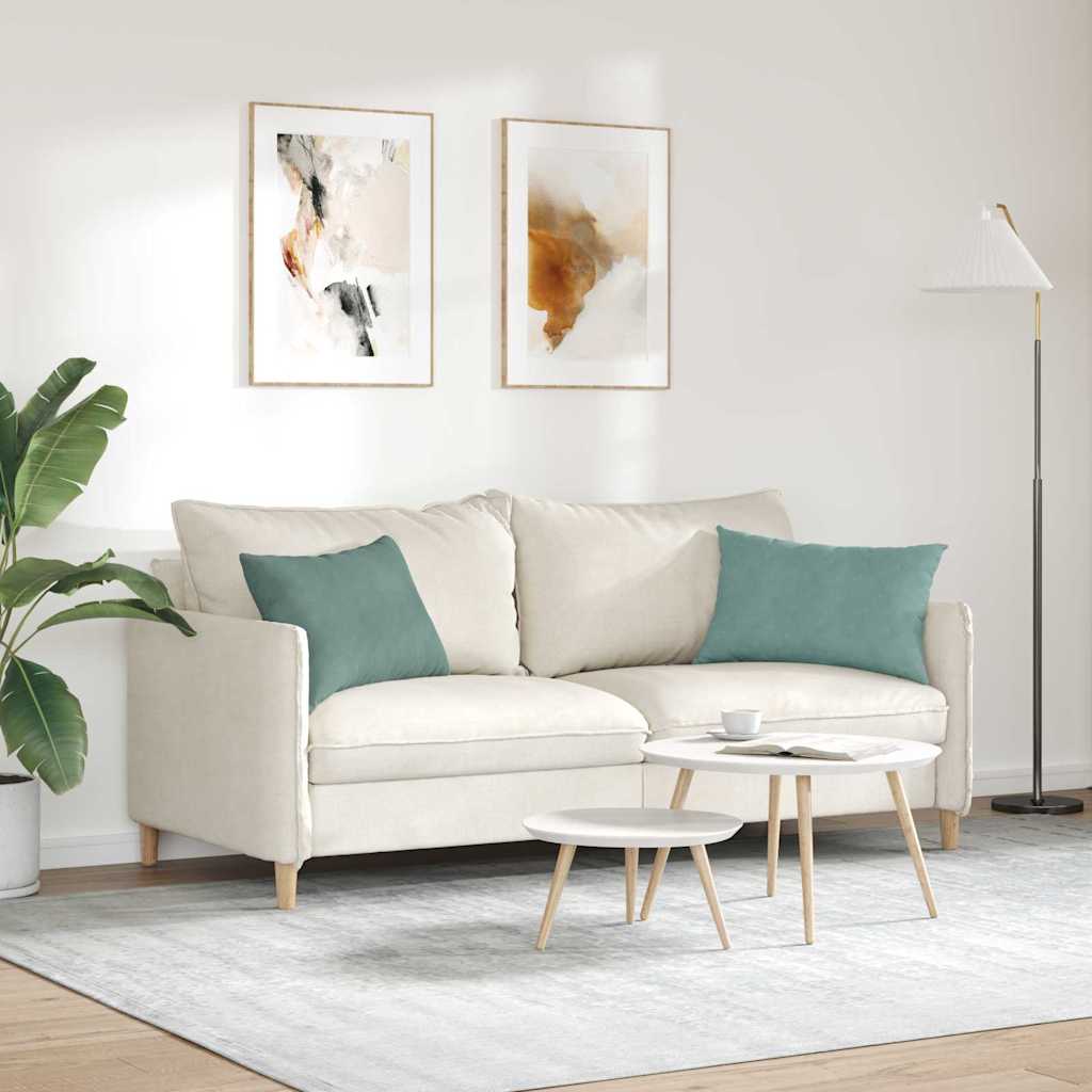 Sofapuder 2 pcs Havgrøn 60 x 40 cm Velourstof
