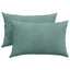 Sofapuder 2 pcs Havgrøn 60 x 40 cm Velourstof