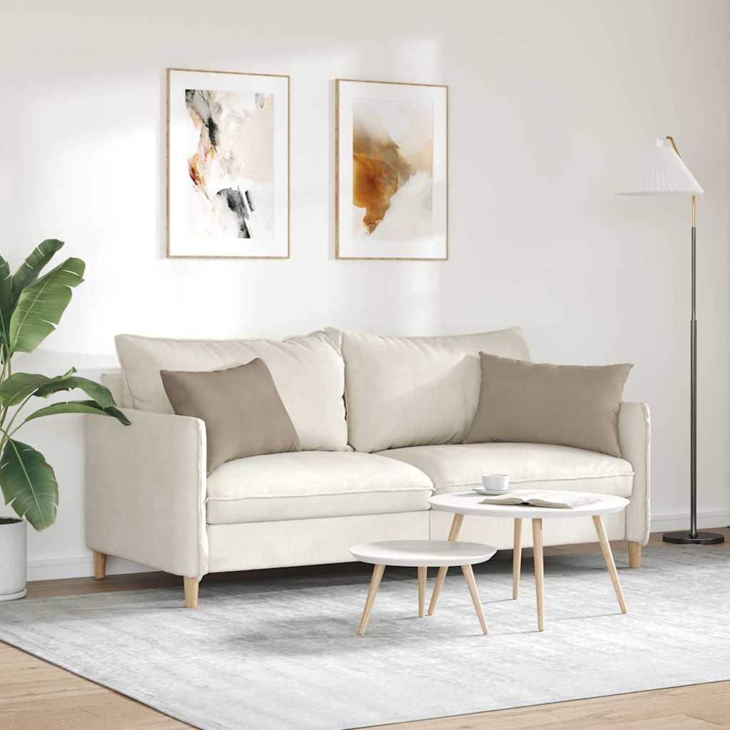Sofapuder 2 pcs Gråbrun 60 x 40 cm Stof