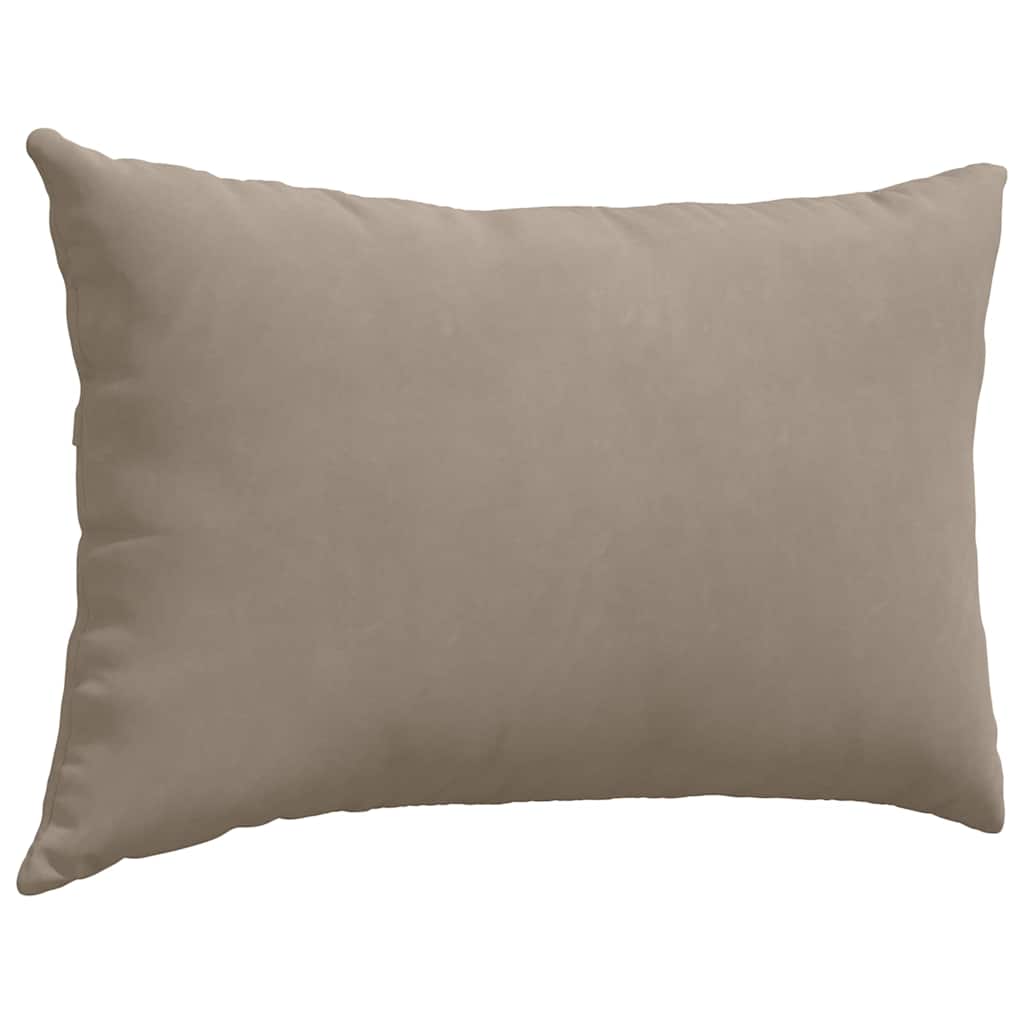 Sofapuder 2 pcs Gråbrun 60 x 40 cm Stof