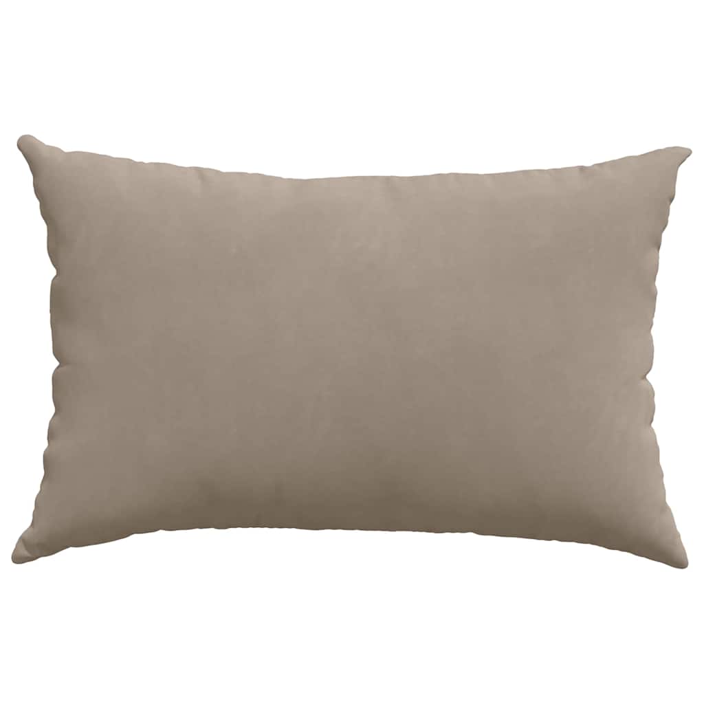 Sofapuder 2 pcs Gråbrun 60 x 40 cm Stof