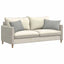 Sofapuder 2 pcs Lysegrå 60 x 40 cm Stof