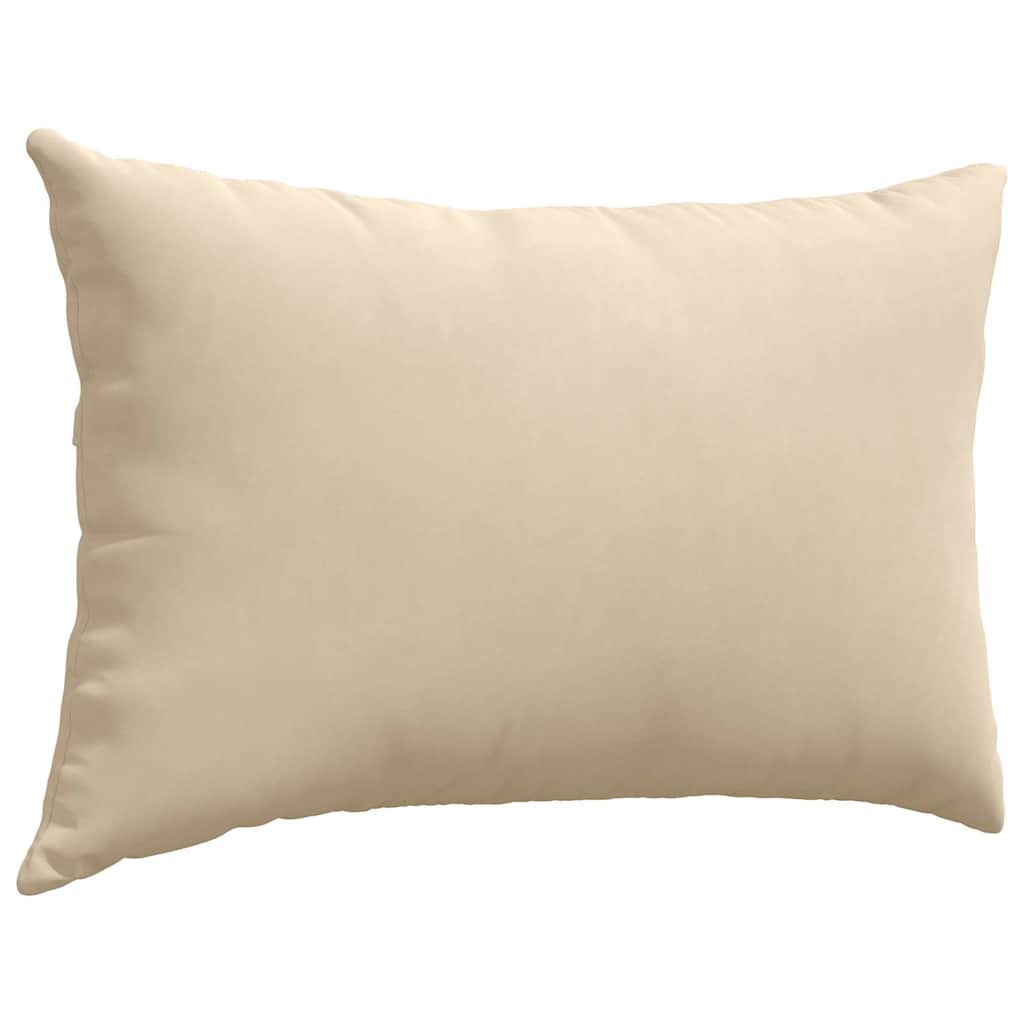 Sofapuder 2 pcs Creme 60 x 40 cm Stof