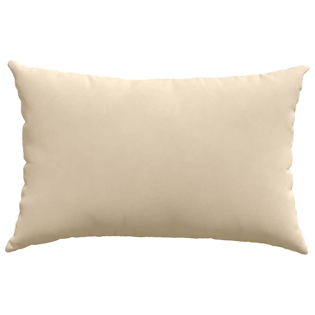 Sofapuder 2 pcs Creme 60 x 40 cm Stof