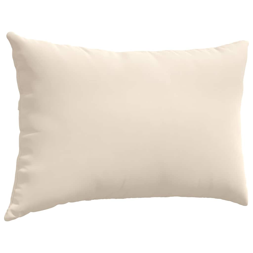 Sofapuder 2 pcs Beige 60 x 40 cm Stof
