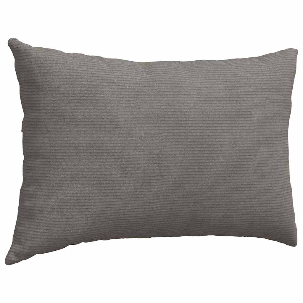 Sofapuder 2 pcs Lysegrå 60 x 40 cm Velourstof